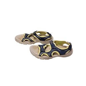 Bzees Blue and Yellow Sporty Sandals for Everyday Comfort